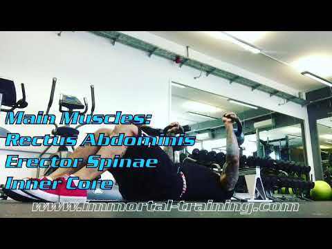Double KB Overhead Sit-Up