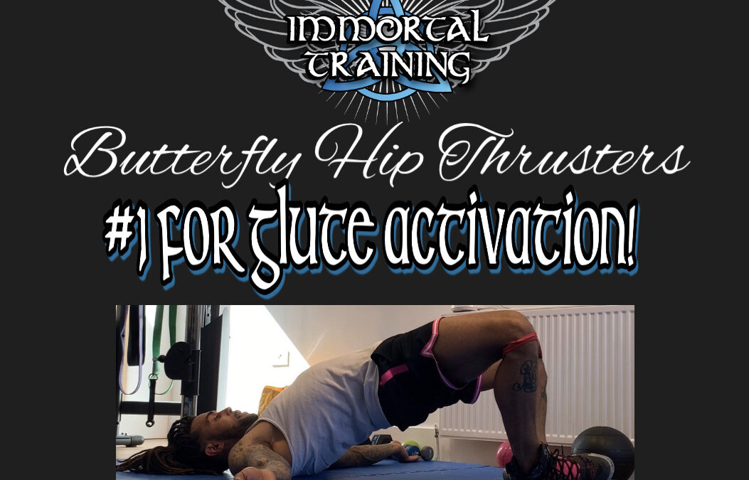 Butterfly Hip Thrusters: Glute Activation