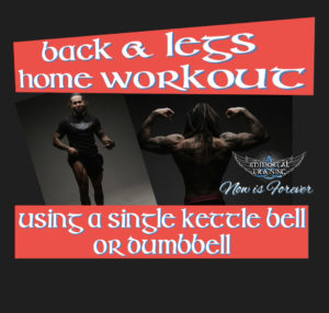 home workout for legs & back
