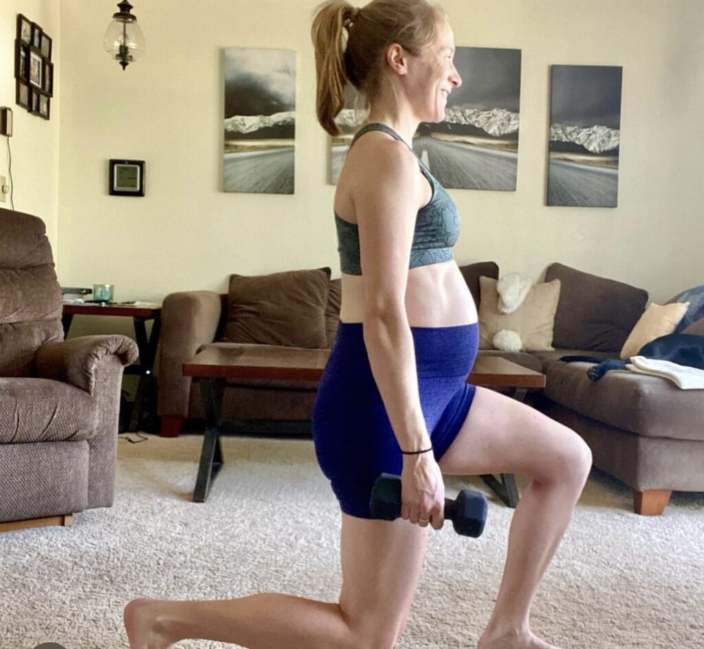 pregnant lunges