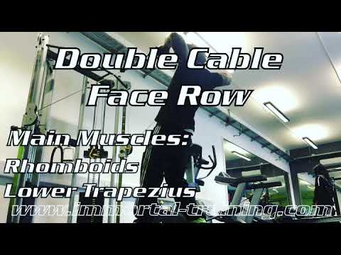 Double Cable Face Row
