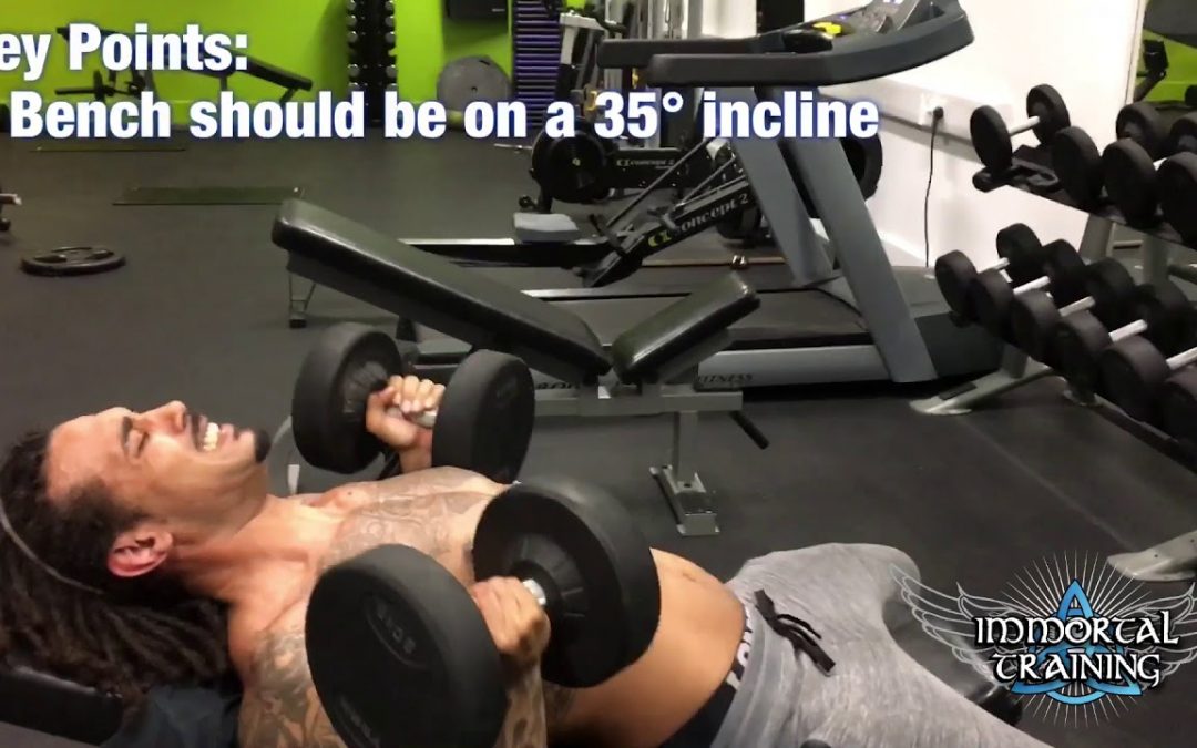 Incline DB Chest Press with Supine Grip