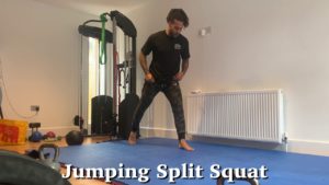 jumping split squats