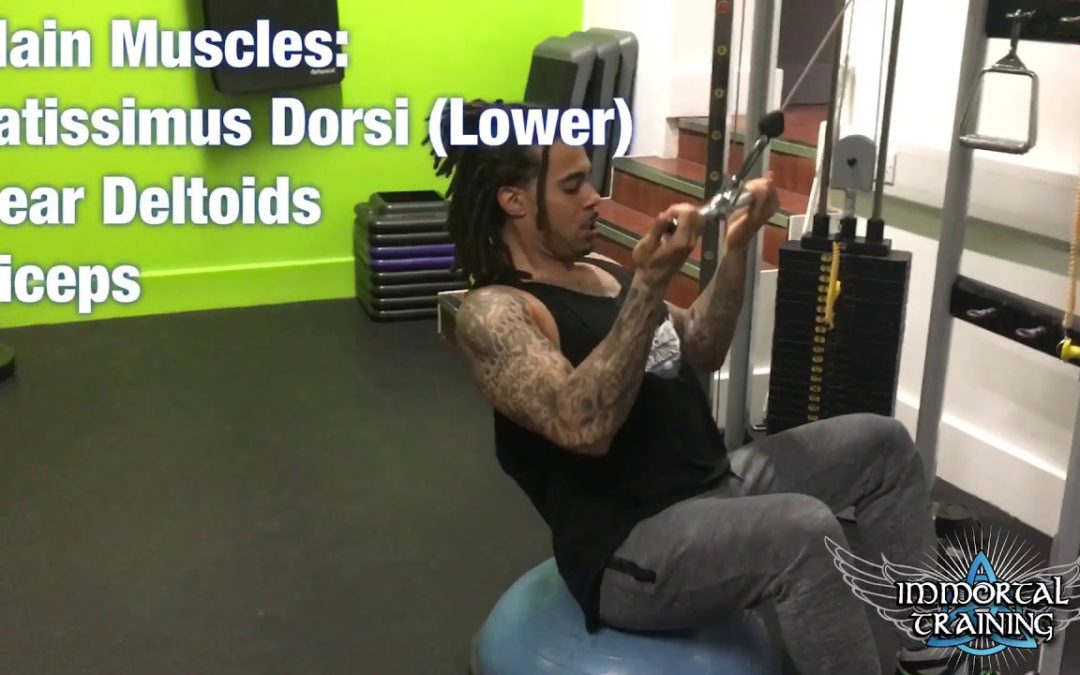 Lat Pull Down with Supine Grip