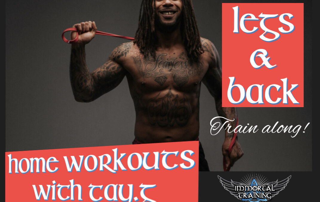 Home Workout for Legs & Back – Train Along!